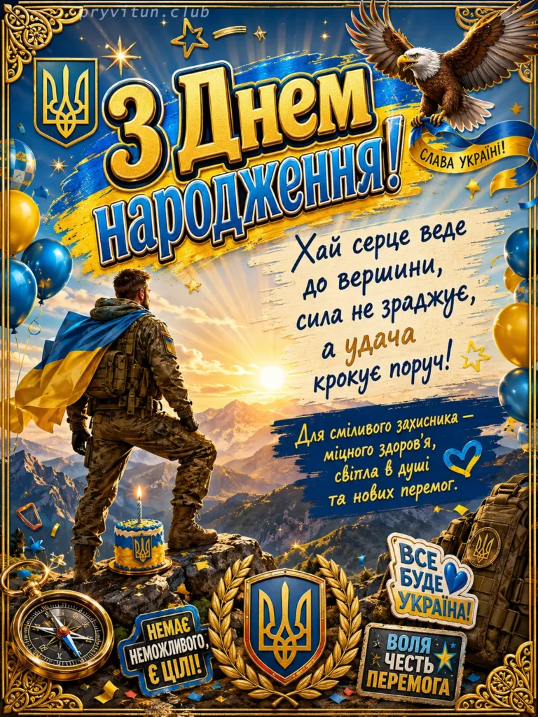 З днем народження захиснику України
