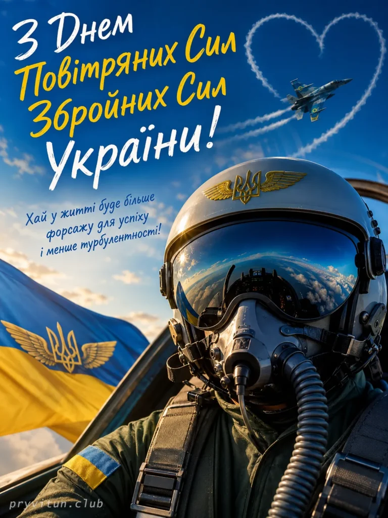 З Днем Повітряних Сил та мирного неба