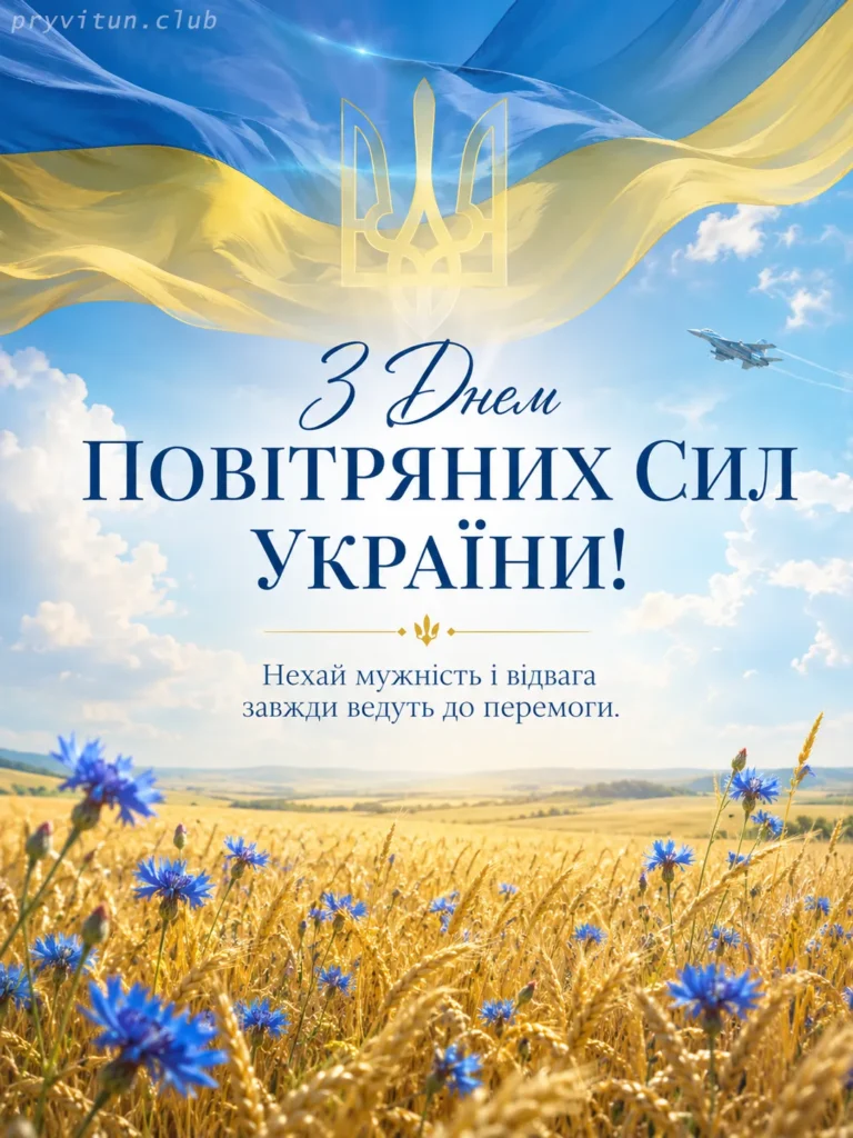 З Днем Повітряних Сил від щирого серця