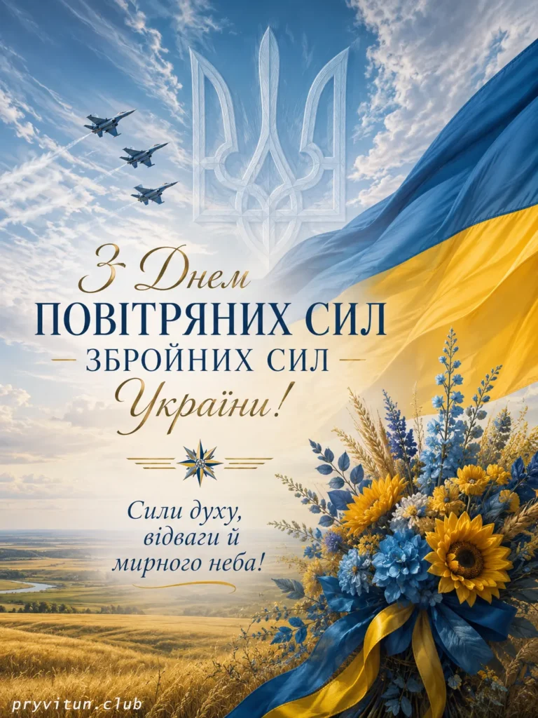 З Днем Повітряних Сил Збройних Сил України