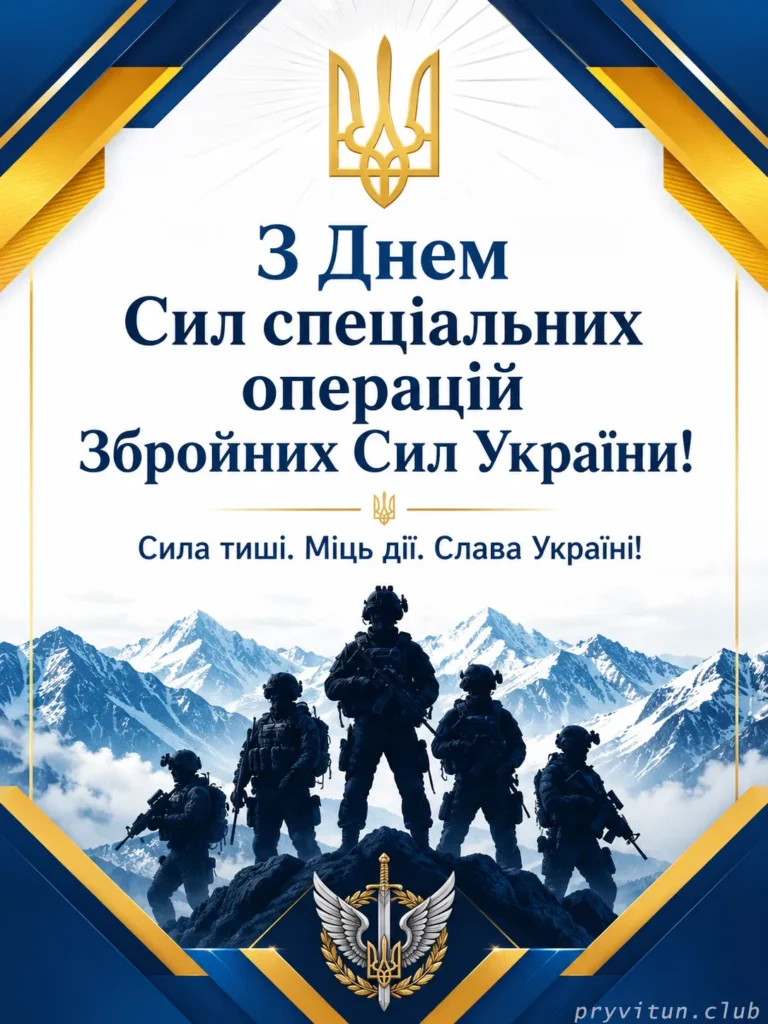 З Днем Сил спеціальних операцій Збройних Сил України