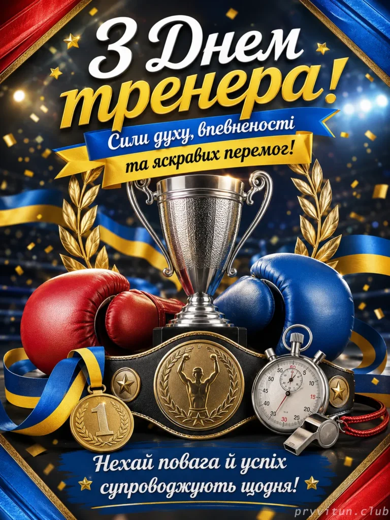 З Днем тренера та гарного настрою