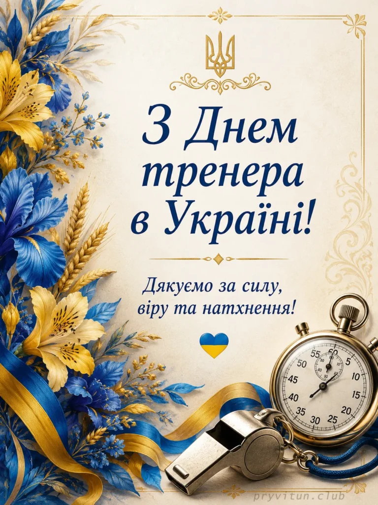 З Днем тренера та гарного настрою