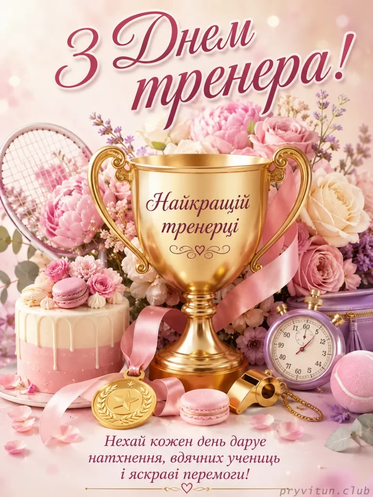 З Днем тренера та нових успіхів
