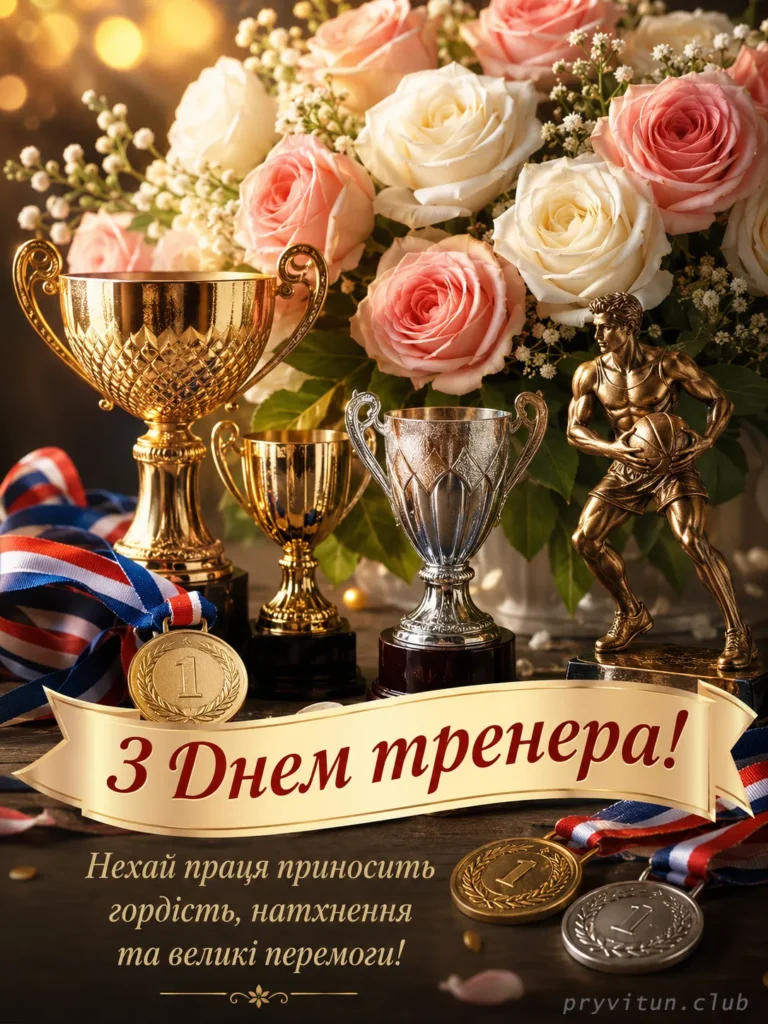 З Днем тренера та спортивних перемог