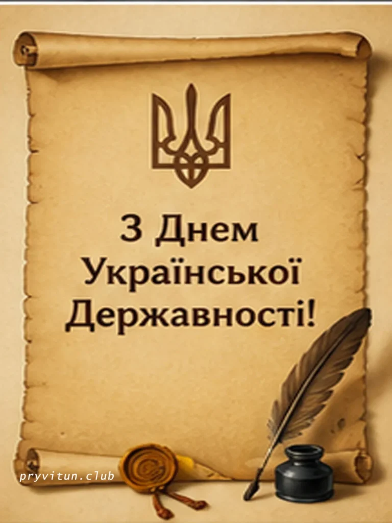 З Днем Української Державності українською