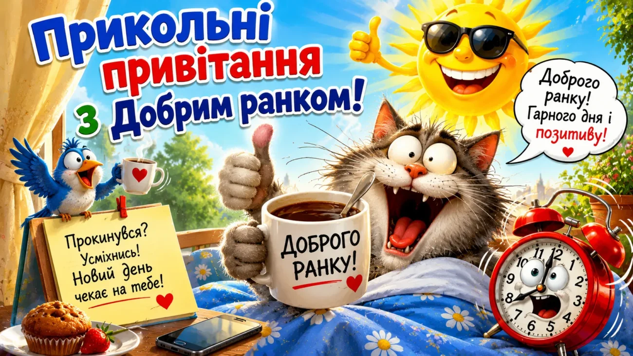 З добрим ранком прикольні картинки