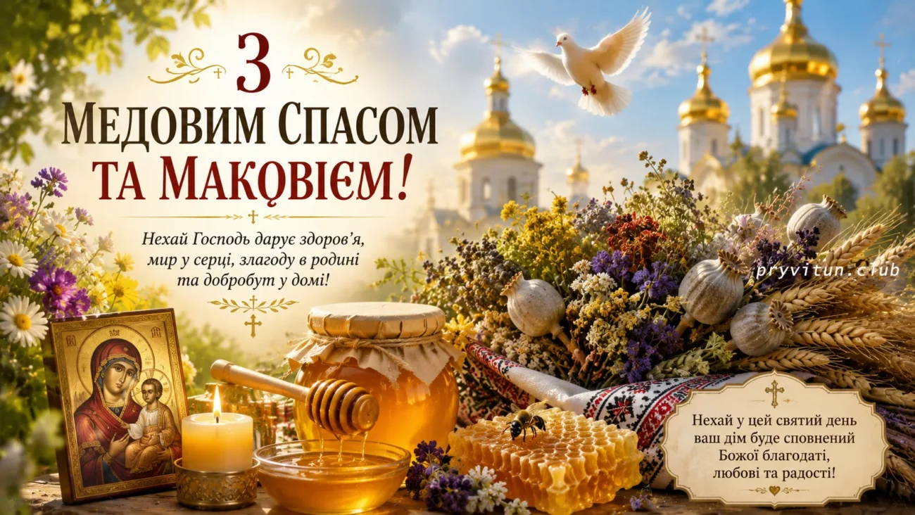 З Медовим Спасом від щирого серця
