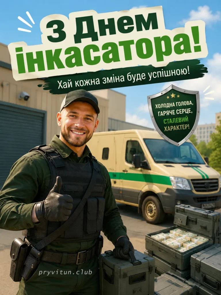 Зі святом, інкасаторе