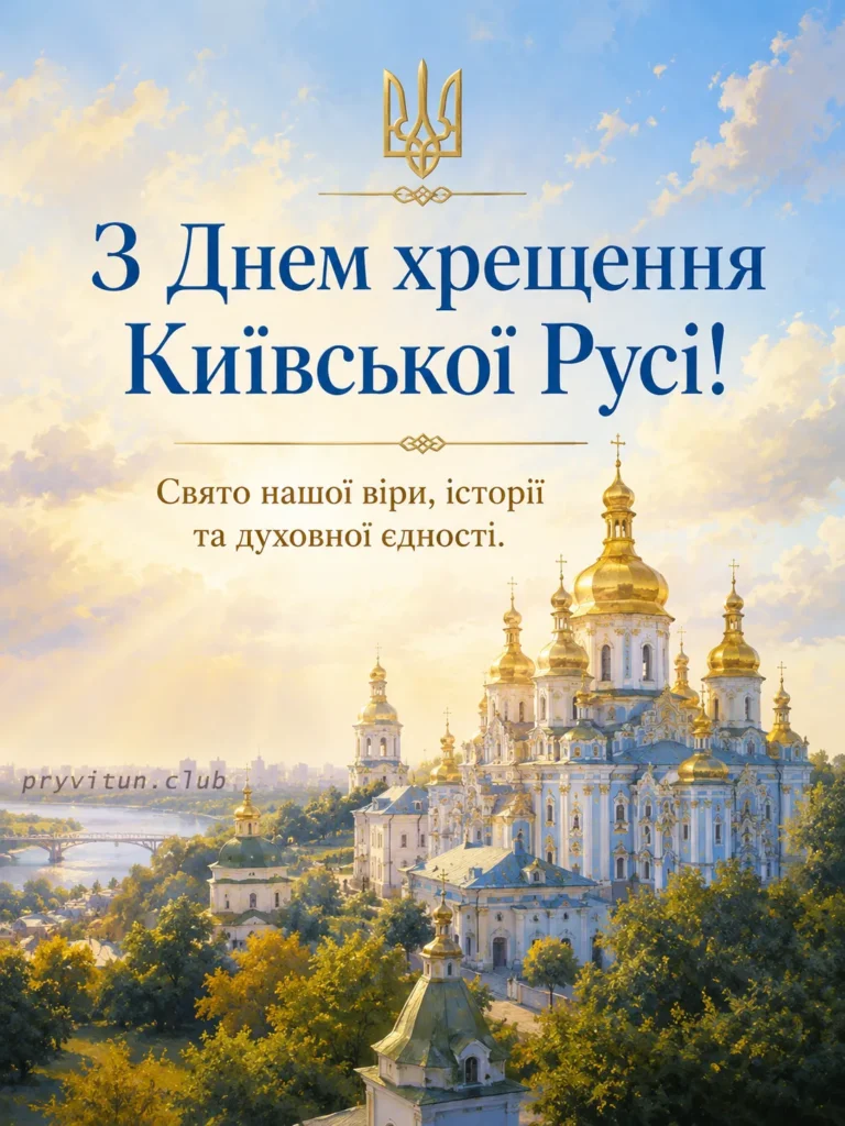 Зі святом християнської традиції України