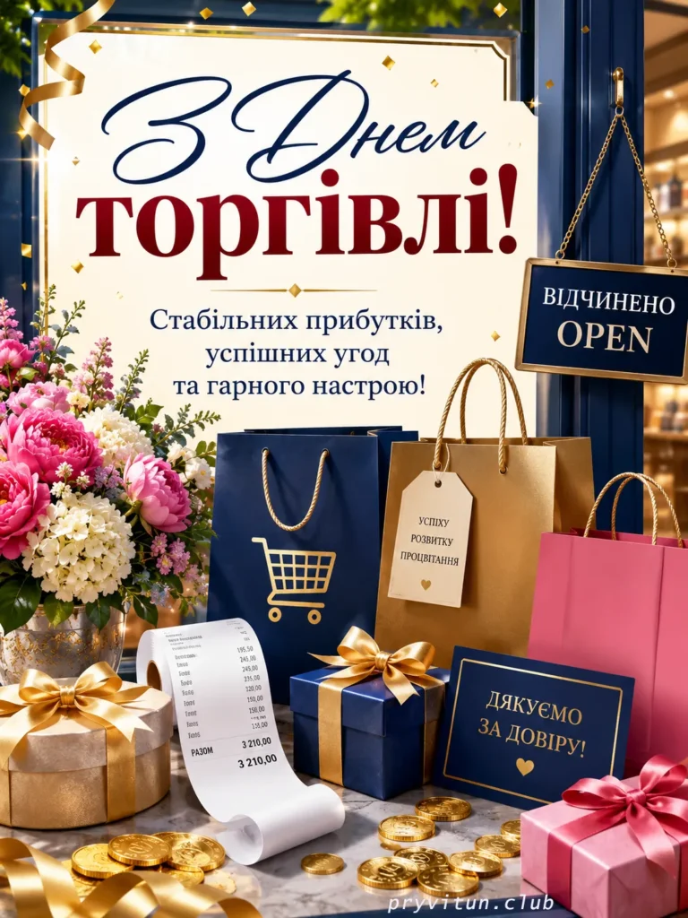 Зі святом працівників сфери торгівлі