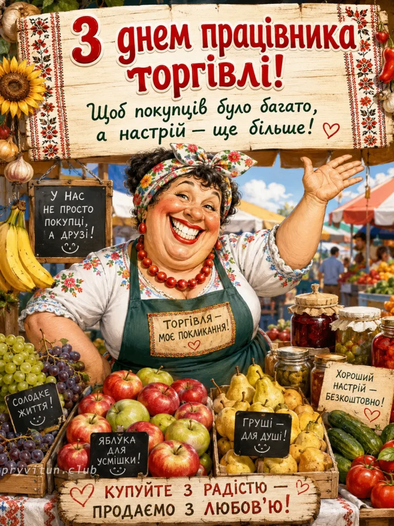 Зі святом працівників торгівлі