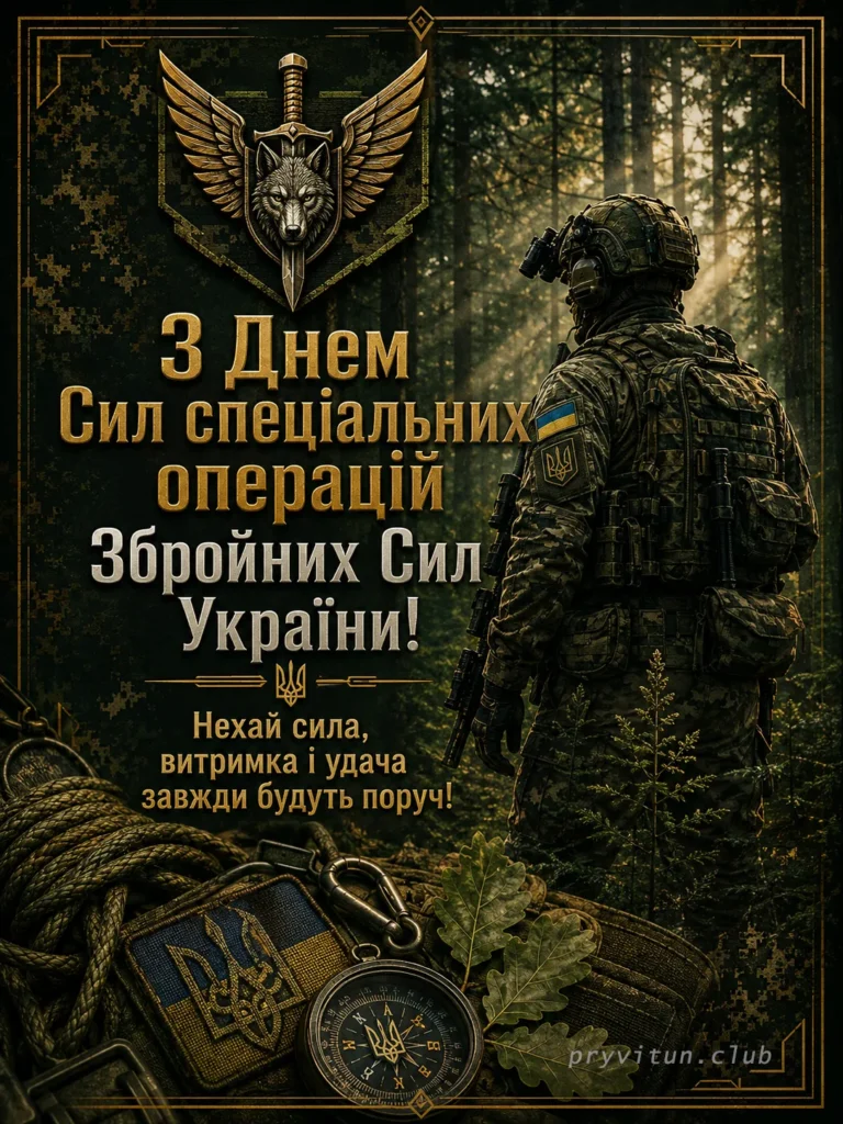 Зі святом Сил спеціальних операцій