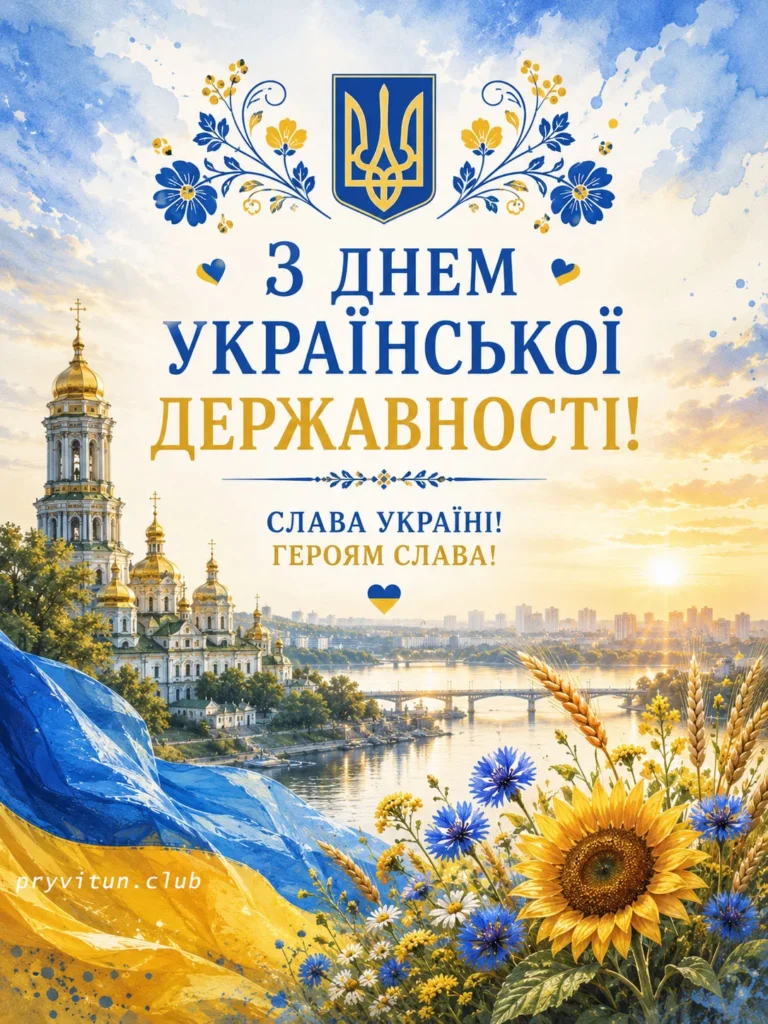 Зі святом сили та єдності України