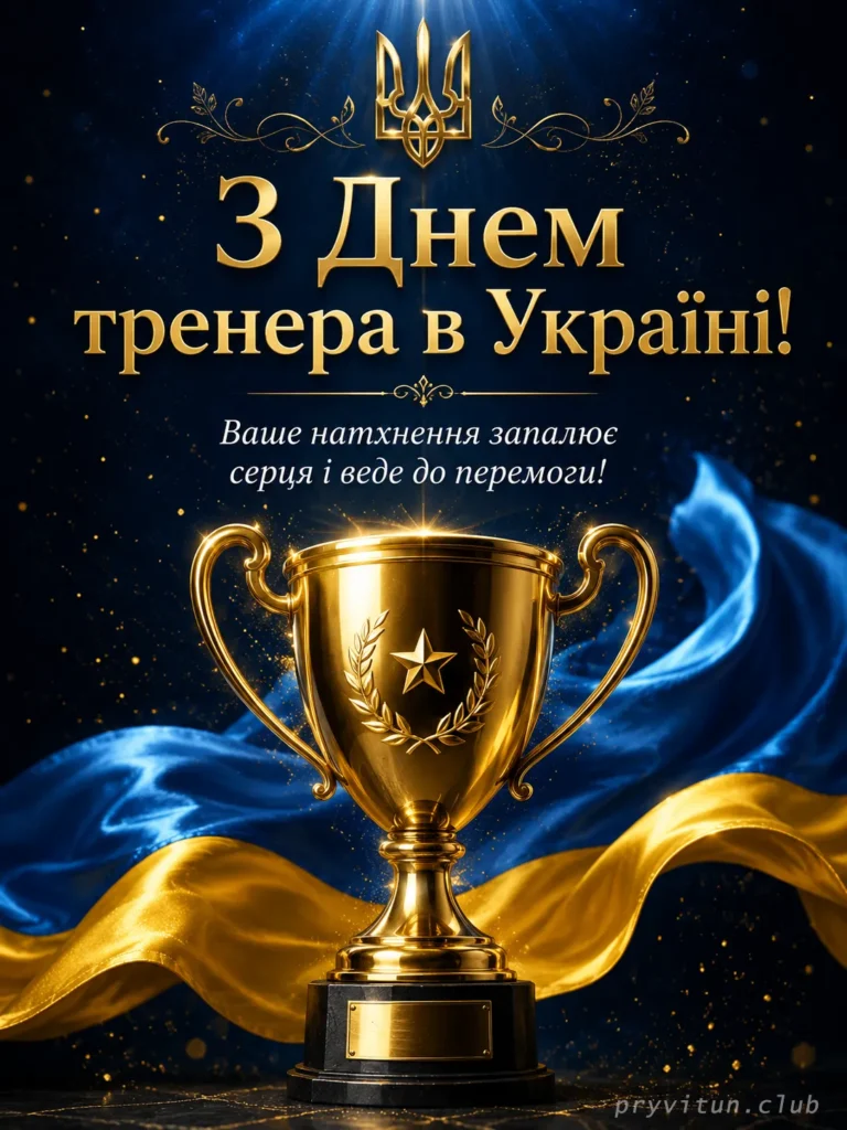 Зі святом, тренере