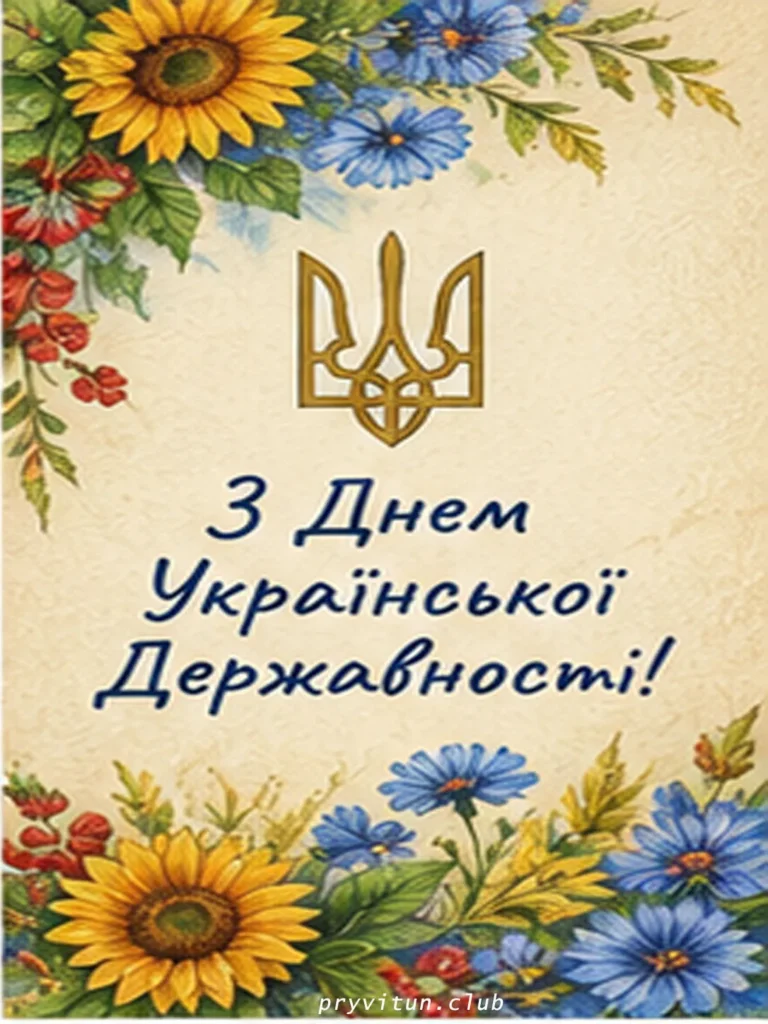 Зі святом Української Державності