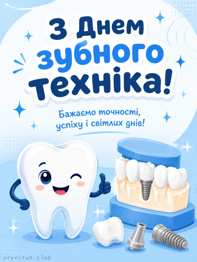 Зі святом зубного техніка