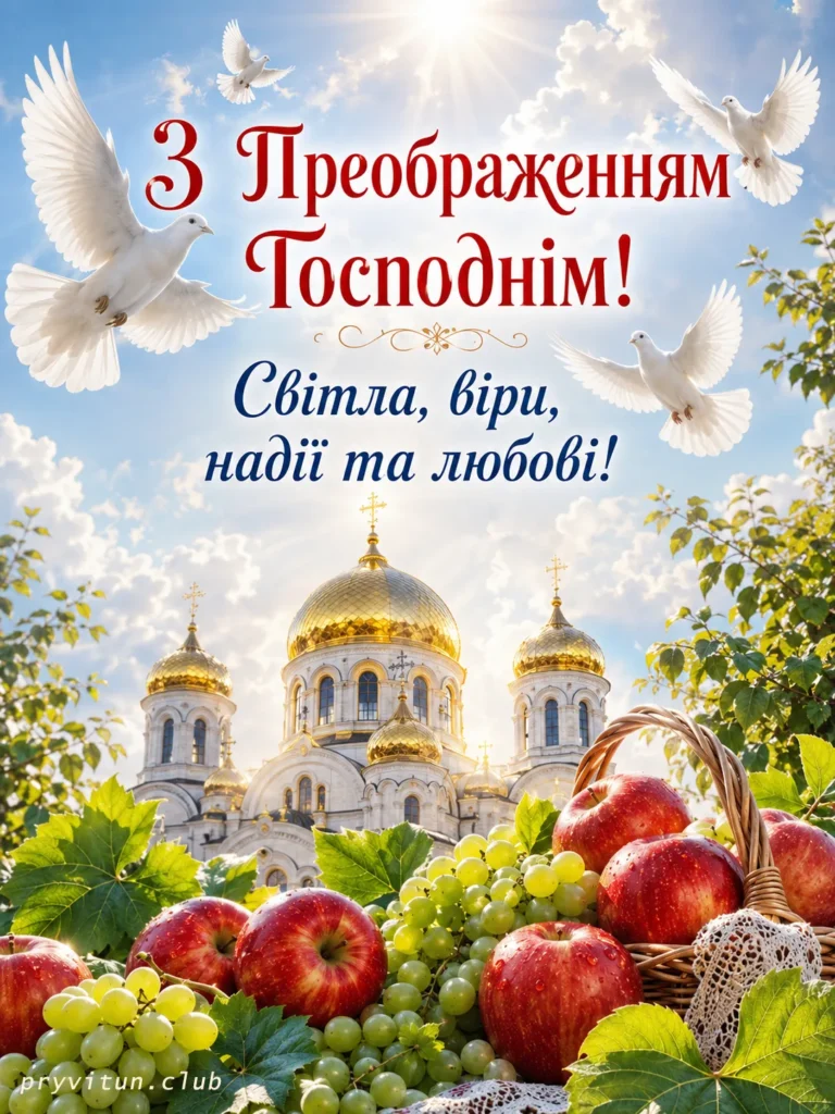Благословенного Яблучного Спаса