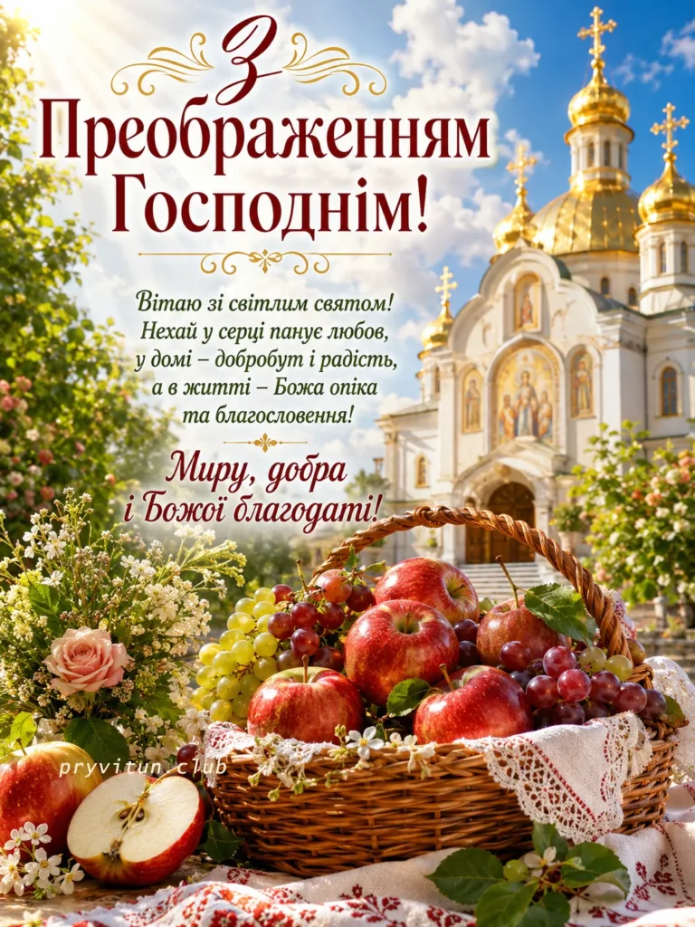Щасливого Яблучного Спаса