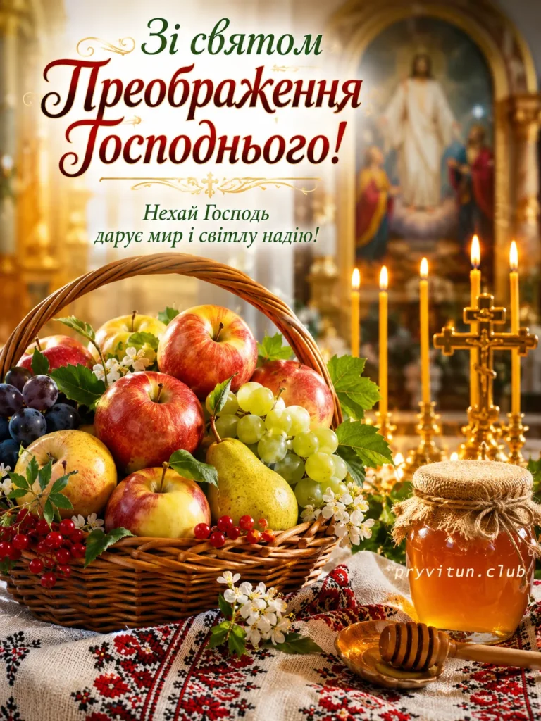 Щастя і благополуччя на Яблучний Спас