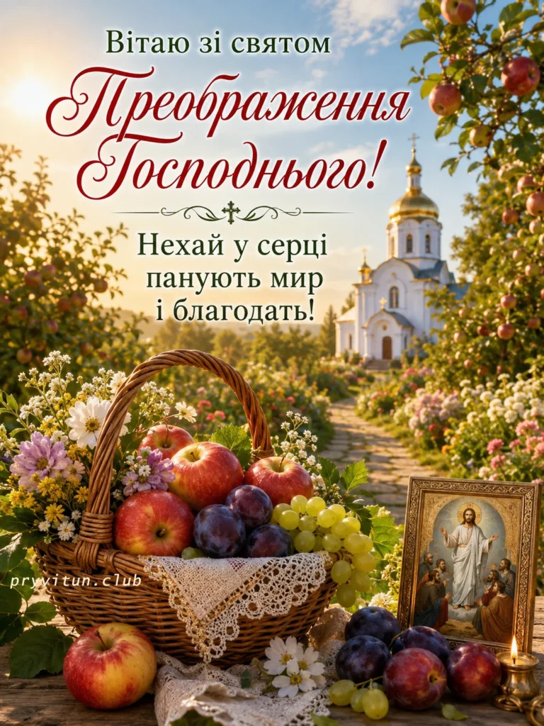 Світла і радості у день Спаса