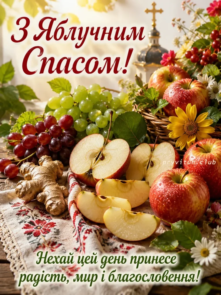 Вітаю з Яблучним Спасом