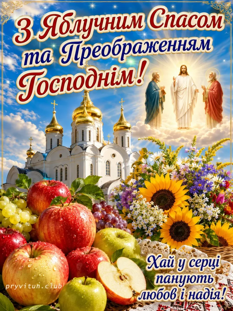 З Преображенням і мирного неба