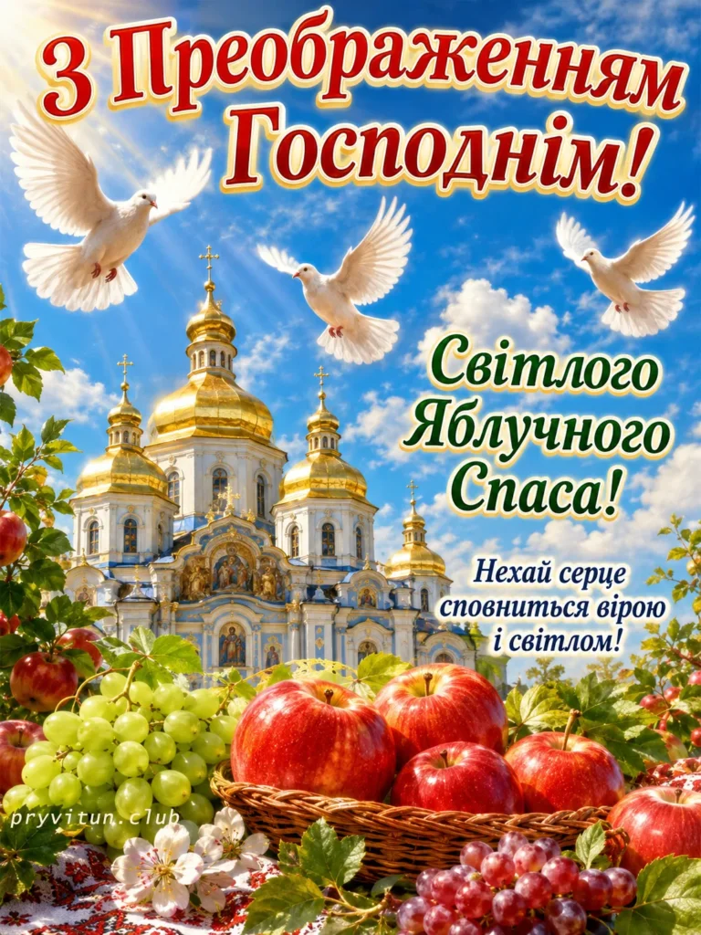 Зі святом Преображення України в серці