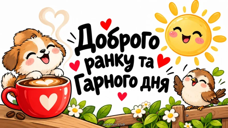 Прикольні картинки доброго ранку для підняття настрою