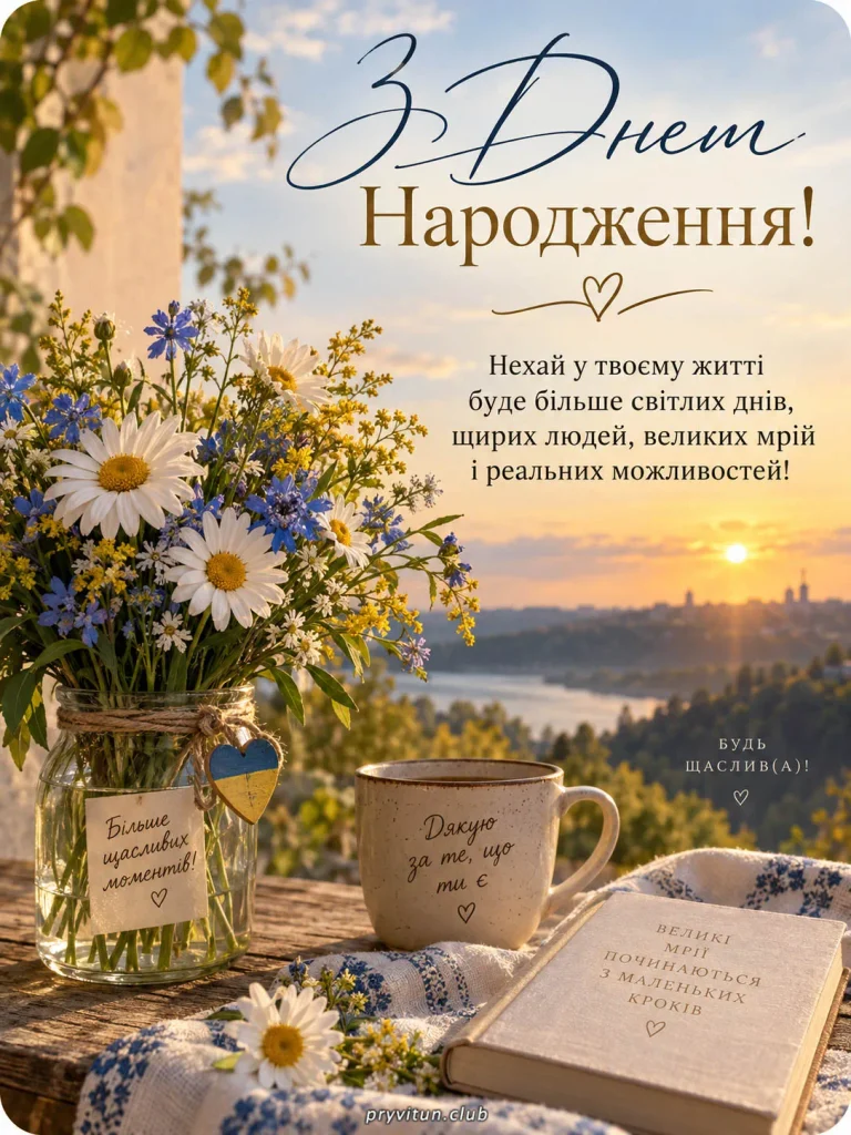 Бажаю часу для людей і речей, які любиш