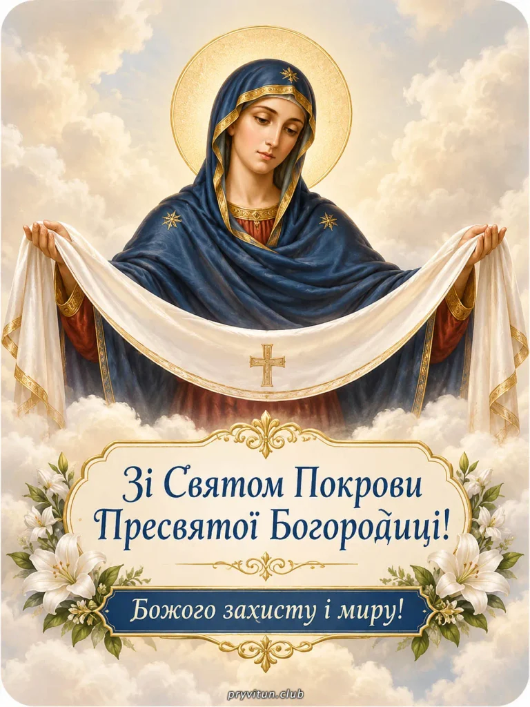 Божого благословення у свято Покрови