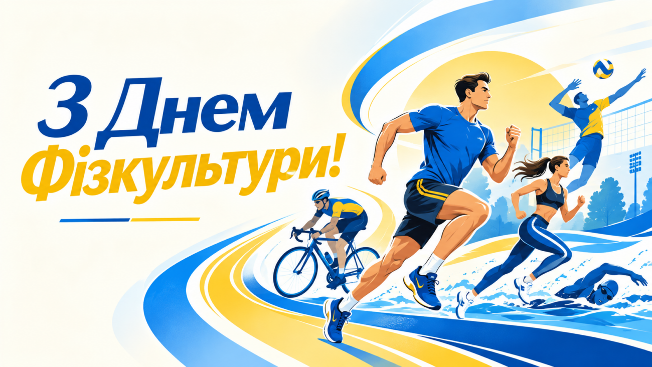 День фізкультури картинки та вітальні слова