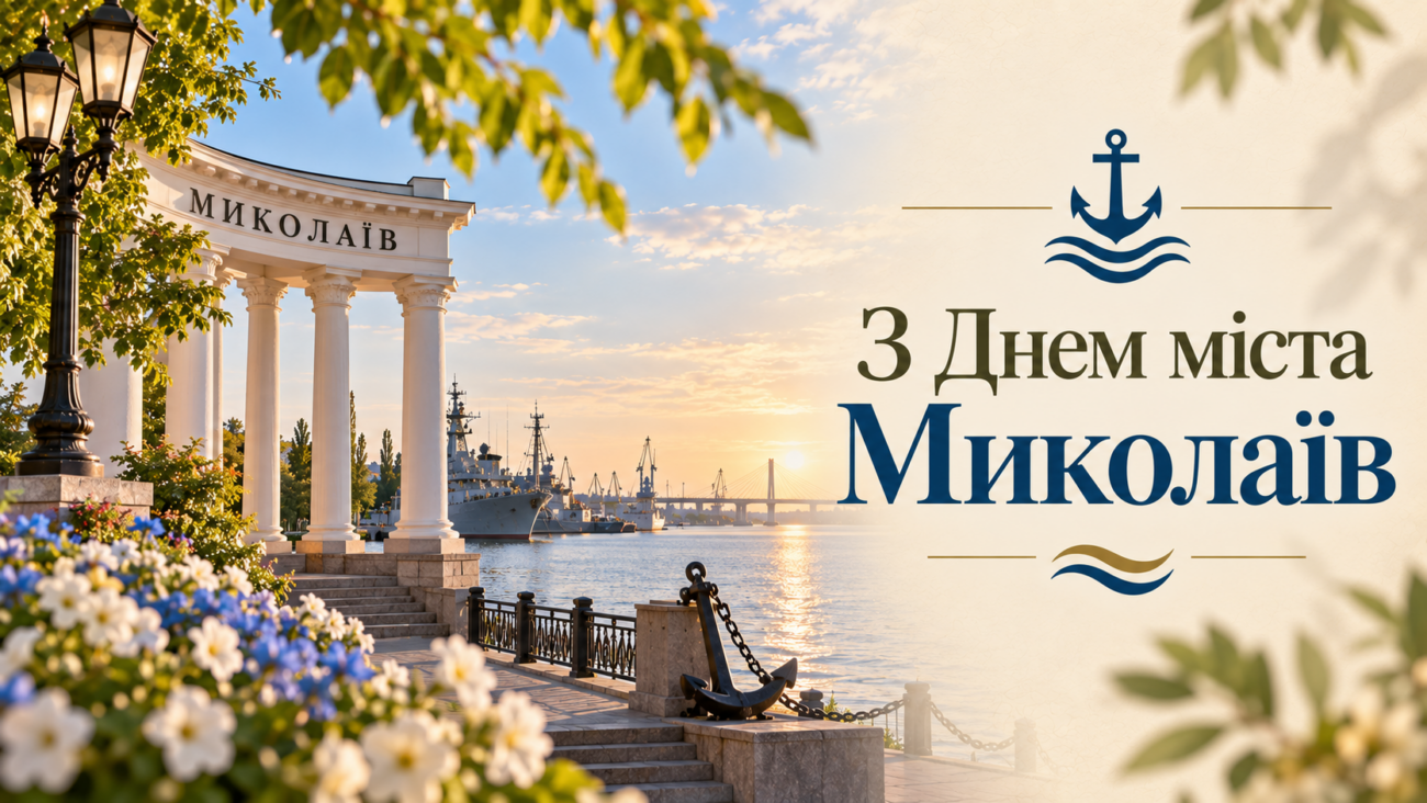 День міста Миколаїв — кращі картинки та вітання