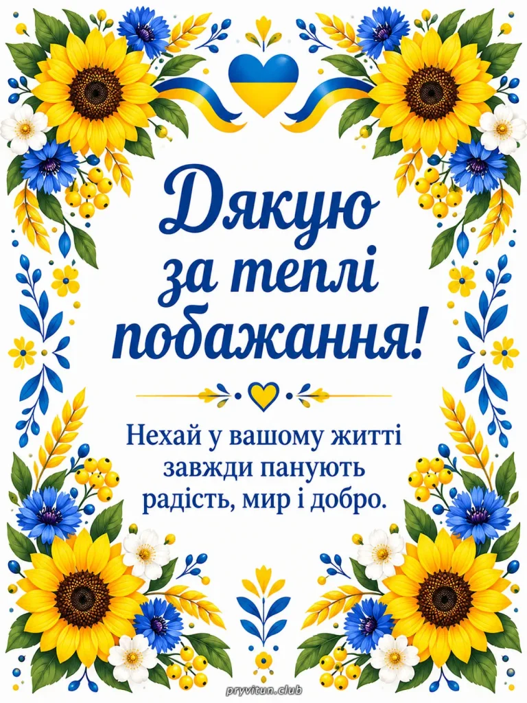 Дякую кожному за частинку тепла