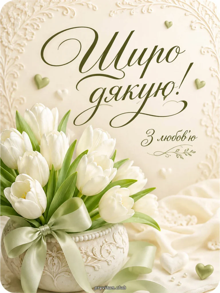 Дякую від душі