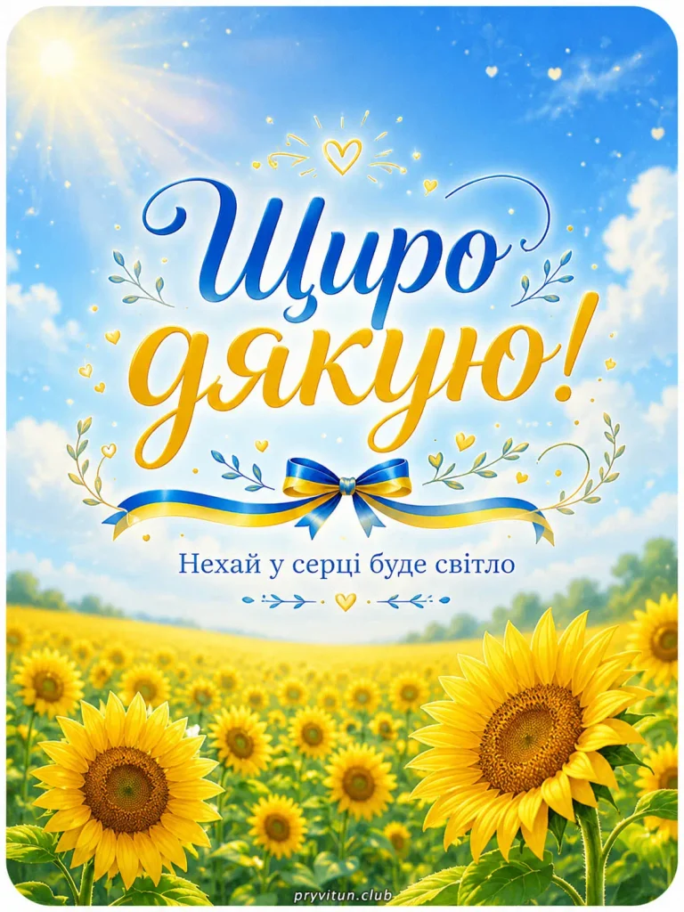 Дякую за турботу