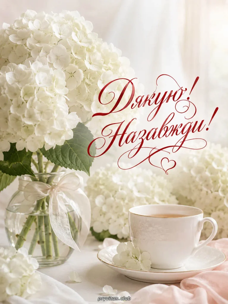 Дякую за твою підтримку