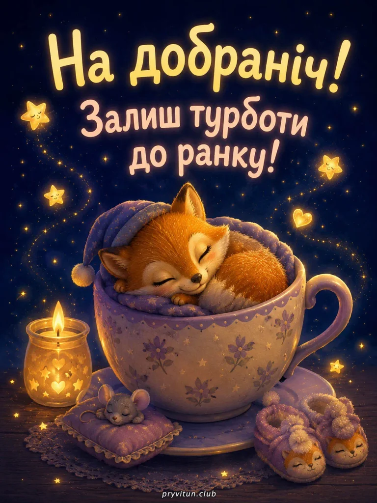 Добраніч і мирного сну