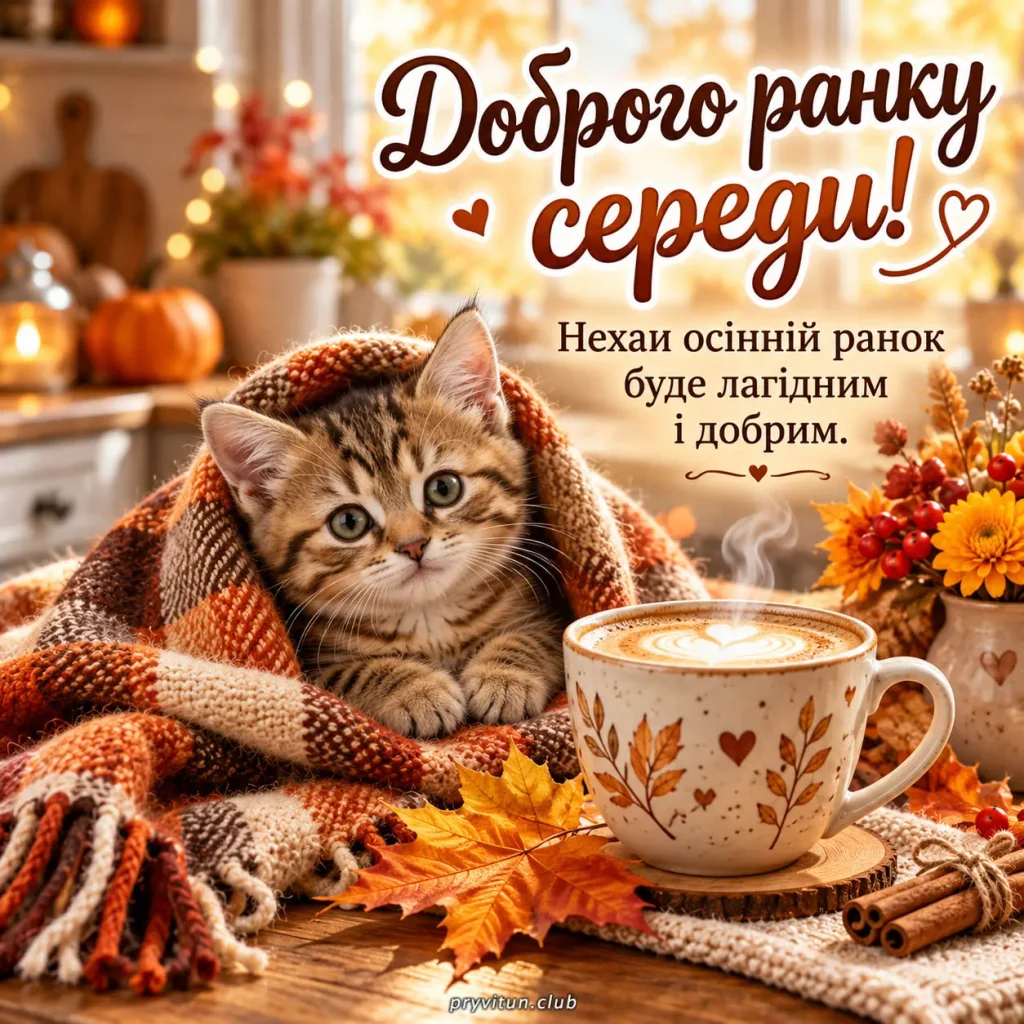 Доброго ранку і прекрасного дня