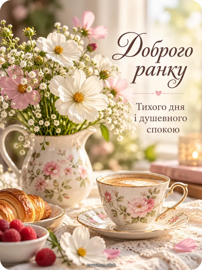 Доброго ранку та Божої опіки