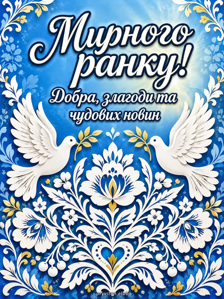 Доброго ранку та добрих новин