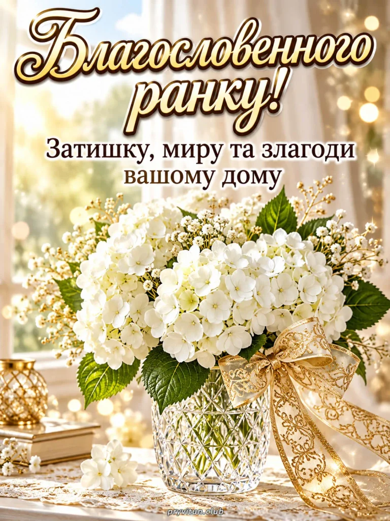 Доброго ранку та мирного дня