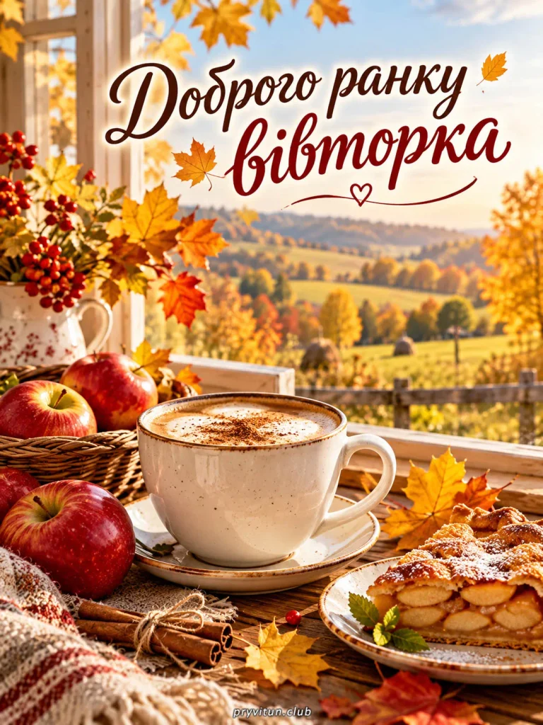 Доброго ранку вівторка