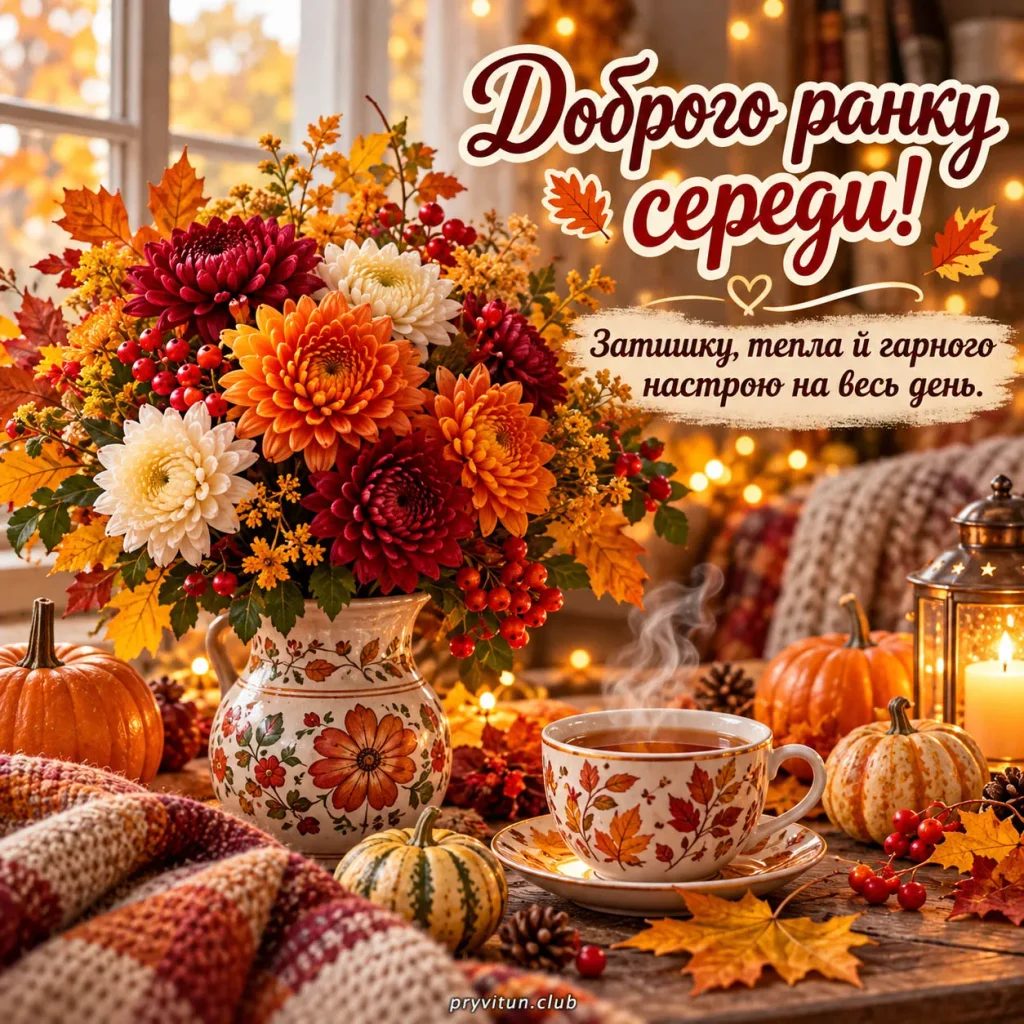 Доброго середового ранку