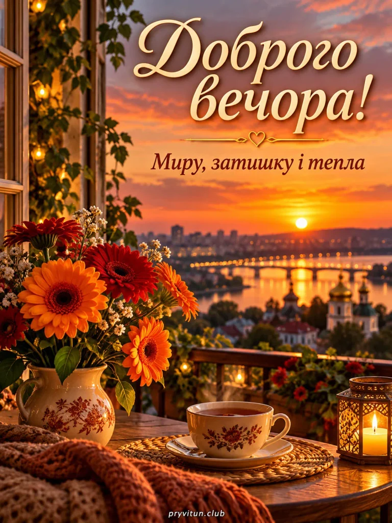 Доброго вечора та душевного тепла