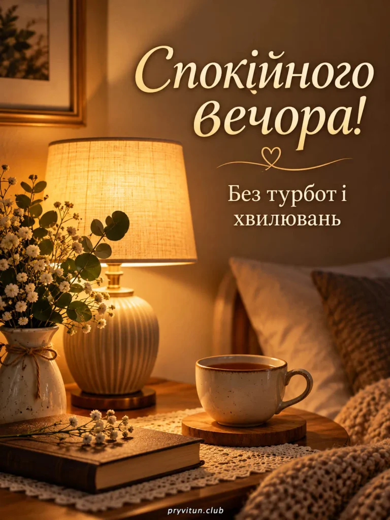 Доброго вечора та щирих усмішок