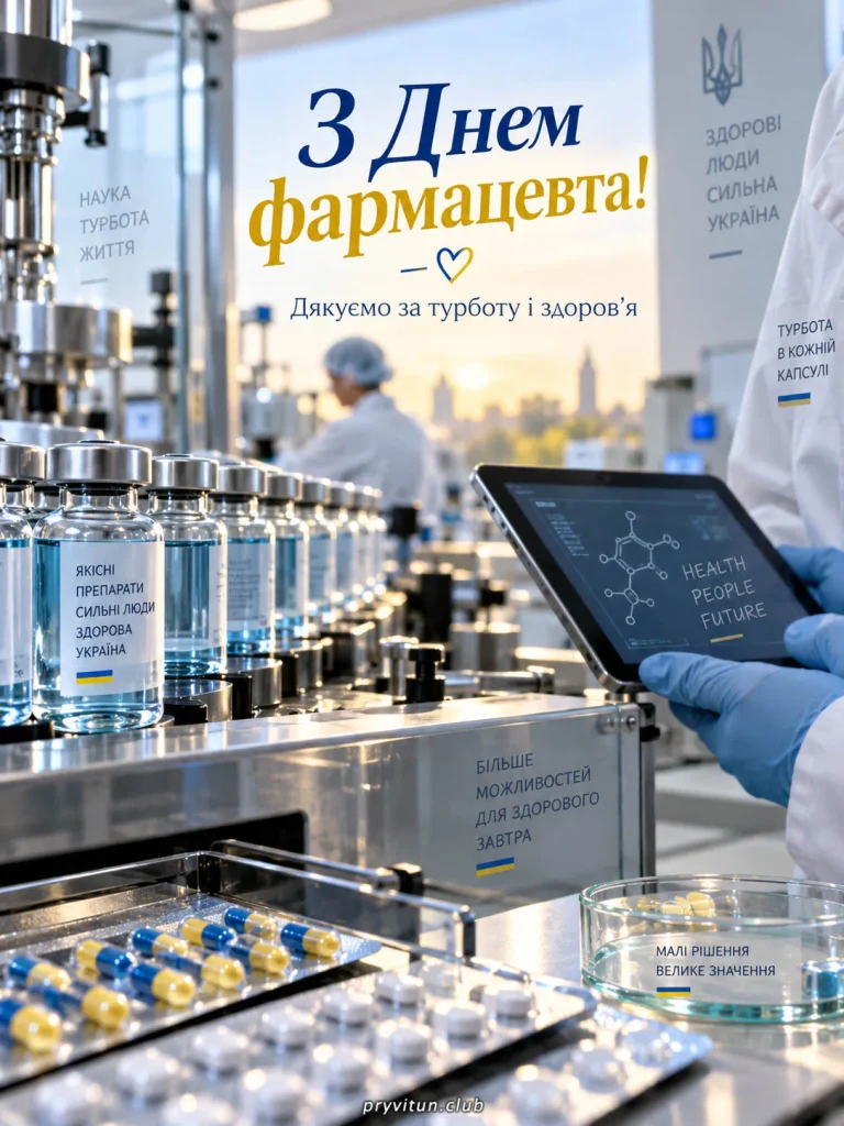 Фармацевтам добробуту та процвітання