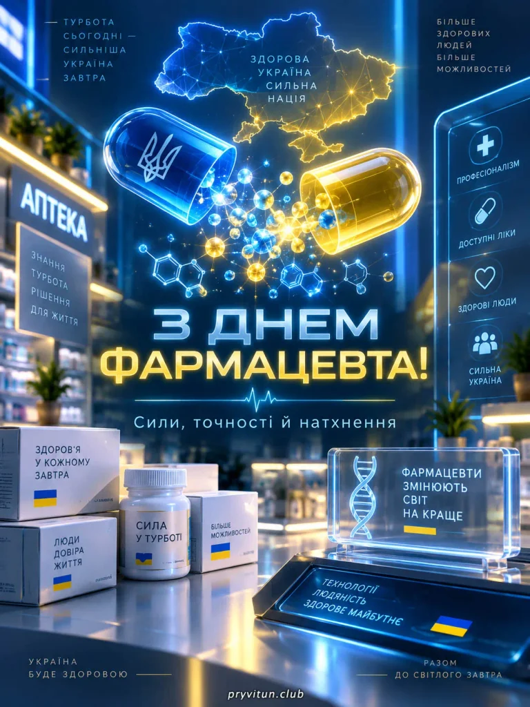 Фармацевтам миру, добра та благополуччя