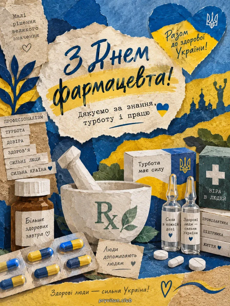 Фармацевтам щирі вітання