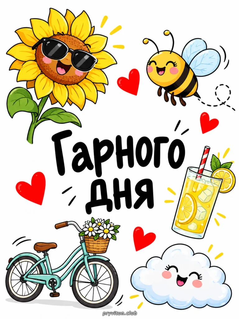 Гарного дня, сповненого радості